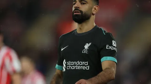 Mohamed Salah durante a partida entre Southampton e Liverpool, no dia 24 de novembro de 2024. (Sportimage Ltd / Alamy Stock Photo)