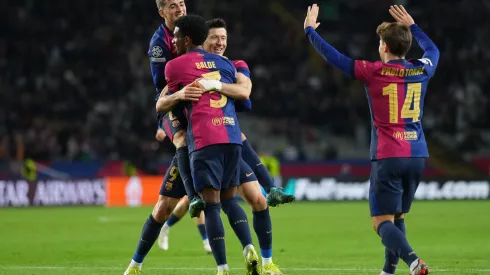 Barcelona venceu o Brest em partida da Liga dos Campeões (Foto: Alex Caparros/Getty Images)