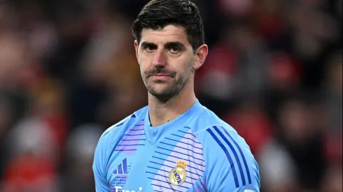 Courtois 'esquece' Mbappé e aponta o verdadeiro responsável pela derrota do Real Madrid. (Photo by Justin Setterfield/Getty Images)