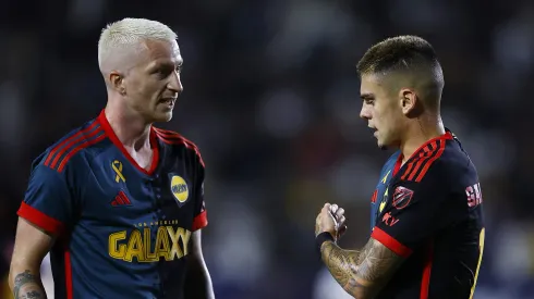 Marco Reus e Gabriel Pec juntos no Los Angeles. Foto: Ronald Martinez/Getty Images