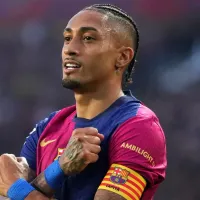 Gigante europeu aceita pagar R$ 571 milhões para tirar Raphinha do Barcelona