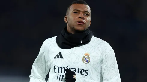 Kylian Mbappé marcou pelo Real Madrid na Champions League.