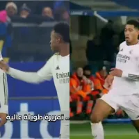 Bellingham dá chamada em Vinícius Júnior e camisa 7 atende conselho para vitória do Real Madrid