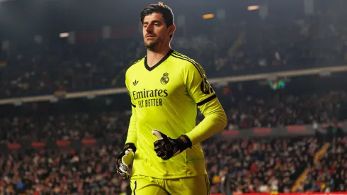 Thibaut Courtois em jogo do Real Madrid