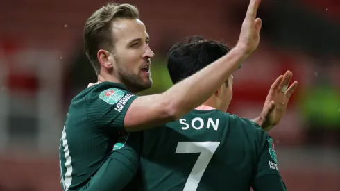 Harry Kane e Heung-Min Son em jogo pelo Tottenham