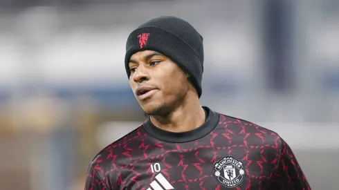 Marcus Rashford, do United, não está nos planos do PSG de Luis Enrique.