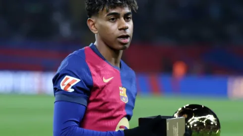 O jovem craque do Barcelona, Lamine Yamal, opinou sobre a escolha de Rodri como vencedor do Ballon d'Or 2024, destacando a importância do desempenho coletivo no futebol. (Foto: IMAGO / ZUMA Press Wire)