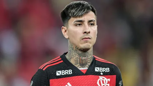 Pulgar corre riscos de deixar o Flamengo, mas diretoria não quer. Foto: Thiago Ribeiro/AGIF