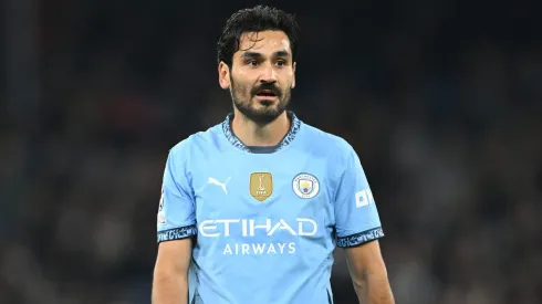 Recém-chegado, Gündogan pode deixar o Manchester City e assinar com outra grande potência europeia. (Photo by Michael Regan/Getty Images)