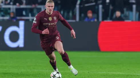 Haaland em ação pelo Manchester City