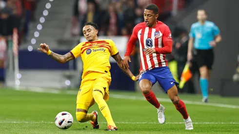 Jogadores Raphinha e Samu Lino em jogo da La Liga