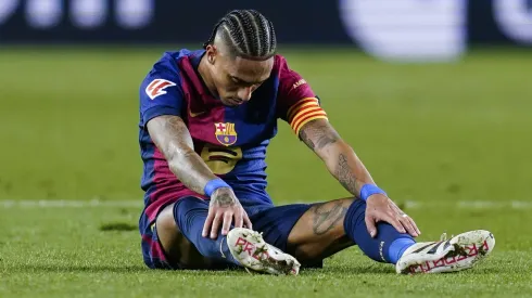 Raphinha, atacante do Barcelona lamenta derrota para o Atlético de Madrid - Foto: Imago