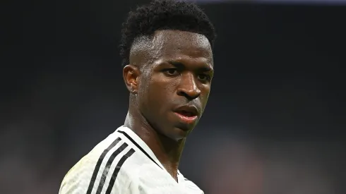 Barcelona se irrita com Vini Jr e La Liga é obrigada a tomar atitude na Espanha. (Photo by Denis Doyle/Getty Images)