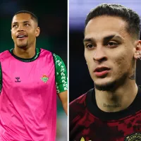 Antony, do Manchester United, tem negociação para formar dupla com Vitor Roque em 2025