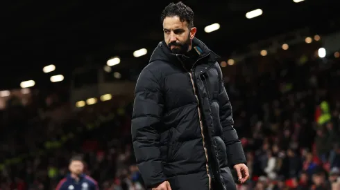 Ruben Amorim, técnico do Manchester United  (Photo by Carl Recine/Getty Images)