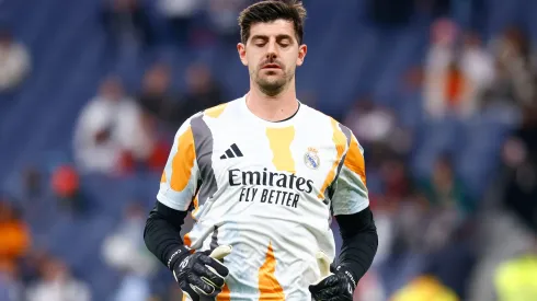 Courtois, goleiro do Real Madrid em campo