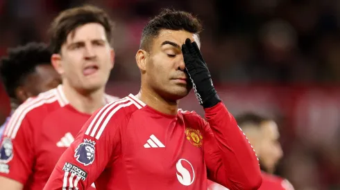 Casemiro está de saída do Manchester United. (Photo by Carl Recine/Getty Images)