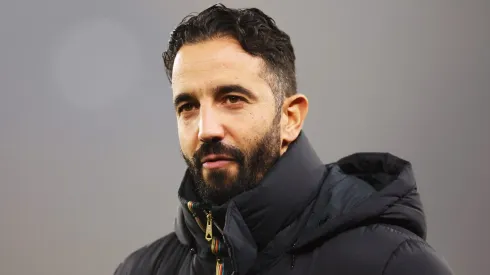 Ruben Amorim, treinador do Manchester United pediu à diretoria a 1ª grande contratação (Photo by Naomi Baker/Getty Images)