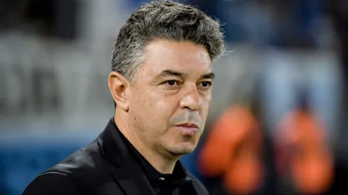 Treinador Marcelo Gallardo em jogo do River Plate
