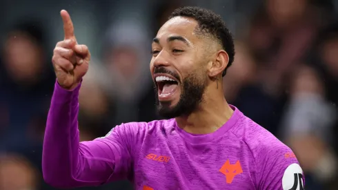 Matheus Cunha, do Wolverhampton, é um dos alvos do Arsenal.<br />
(Photo by Julian Finney/Getty Images)