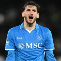 Khvicha Kvaratskhelia vira alvo de rival do Manchester United e Napoli define valor pela sua venda