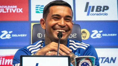 Dudu, reforço do Cruzeiro, rebate fala de presidente do Palmeiras: "Me esquece". Foto: Fernando Moreno/AGIF