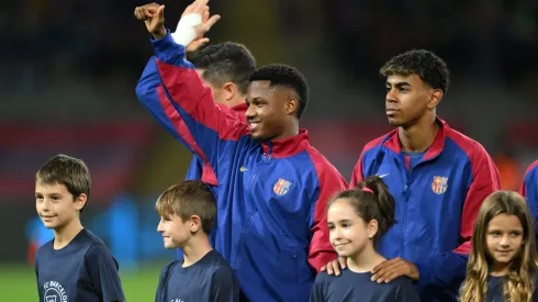 Ansu Fati em jogo do Barcelona pelo Campeonato Espanhol. Jovem atacante deve deixar o clube catalão. Foto: David Ramos