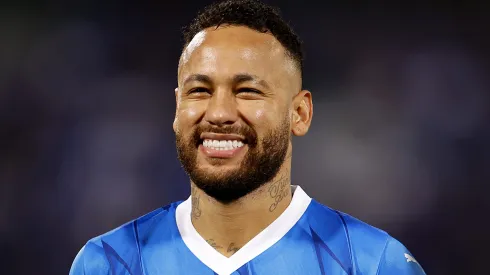 Neymar, do Al-Hilal, interessa ao Flamengo, Santos e Inter Miami, mas agora é alvo do Chicago Fire. (Photo by Francois Nel/Getty Images)
