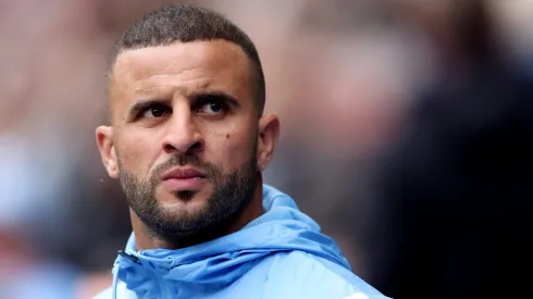 Kyle Walker se irrita no Manchester City (Photo by George Wood/Getty Images)