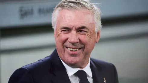 Ancelotti, técnico do Real Madrid. (Photo by Juan Manuel Serrano Arce/Getty Images)