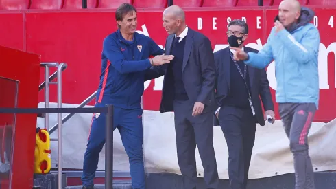 Lopetegui em jogo do Sevilla contra o Real Madrid. Treinador está negociando com a seleção belga. Foto: Fran Santiago/Getty Images
