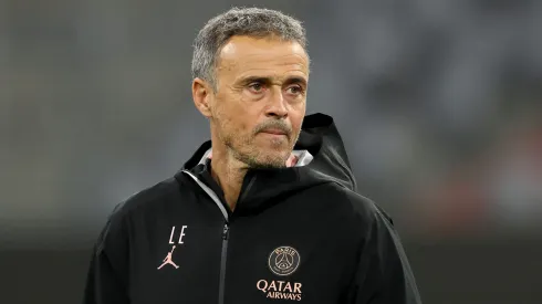Luis Enrique, técnico do PSG (Photo by Alexander Hassenstein/Getty Images)
