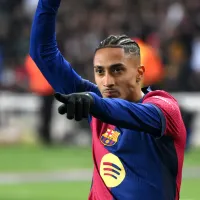 Jornal fica doido com atuação de Raphinha no Barcelona pela Champions: "Escandalosos e..."