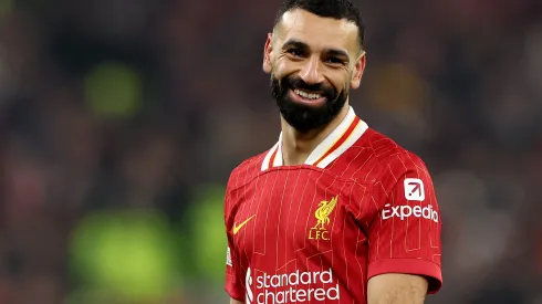 Salah, atacante do Liverpool (Photo by Carl Recine/Getty Images)