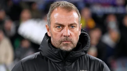 Hansi Flick, treinador do Barcelona.  (Photo by Angel Martinez/Getty Images)