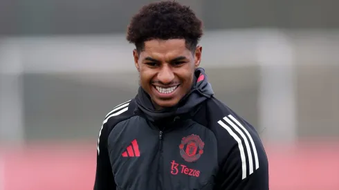 Rashford continua sendo alvo do Barcelona. (Photo by Carl Recine/Getty Images)