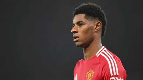 Rashford está cada vez mais fora dos planos do United. (Photo by Michael Regan/Getty Images)
