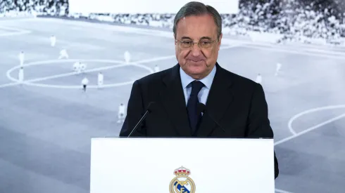 Florentino Pérez, presidente do Real Madrid. Clube busca reforços para a defesa. Foto: Gonzalo Arroyo Moreno