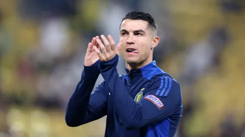 Cristiano Ronaldo em campo pelo Al-Nassr. (Photo by Yasser Bakhsh/Getty Images)