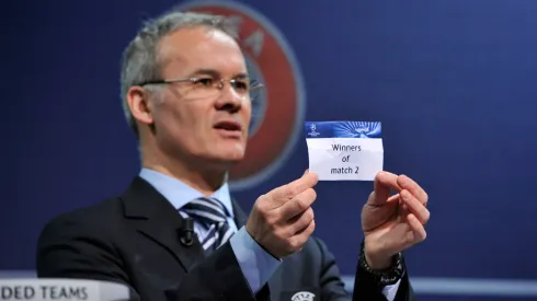Sorteio da Champions League feito pela UEFA