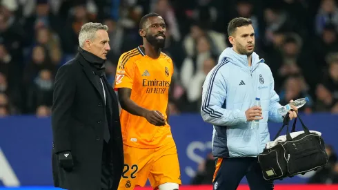 Rüdiger após lesão no Real Madrid