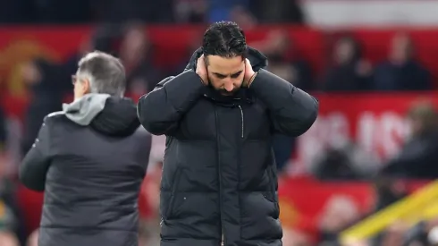 Ruben Amorim tem começo desanimador no Manchester United. Foto: Carl Recine/Getty Images