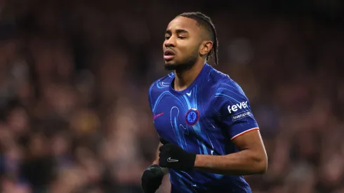 Nkunku em campo com o Chelsea (Photo by Julian Finney/Getty Images)