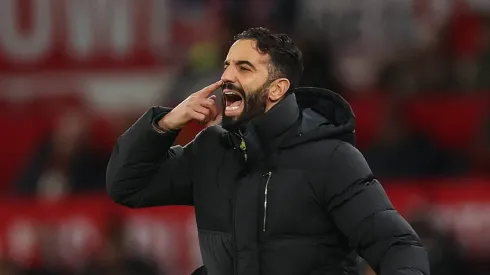 Ruben Amorim é criticado no Manchester United. Foto: Carl Recine/Getty Images