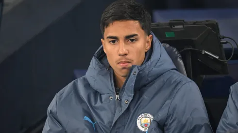 Vitor Reis é um dos mais novos reforços do City (Photo by Michael Regan/Getty Images)