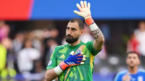 Donnarumma em jogo da Seleção Italiana. Foto: Stu Forster