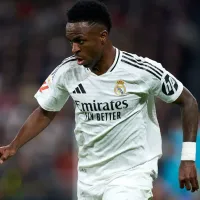 Torcedores do Manchester City preparam bandeira em provocação a Vini Jr em confronto da Champions League