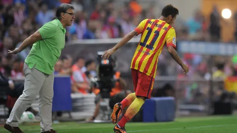 Gerado 'Tata' Martino na época de Barcelona. Treinador está na mira do Real Betis. Foto: Denis Doyle