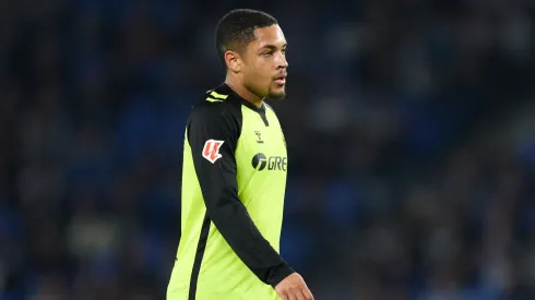 Atacante Vitor Roque durante partida do Betis