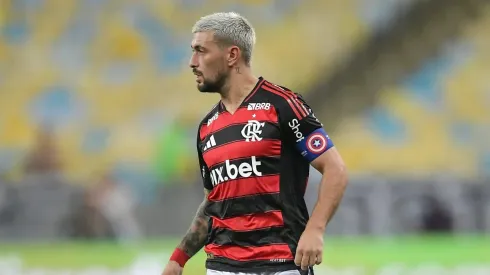 Ídolo do Flamengo, Arrascaeta expressou seu desejo de permanecer no clube até a aposentadoria. Foto Thiago RibeiroAGIF